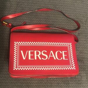 Versace Red Crossbody Bag